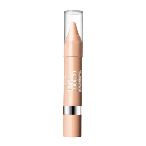 L'Oréal True Match concealer stick with clear cap and beige tone.