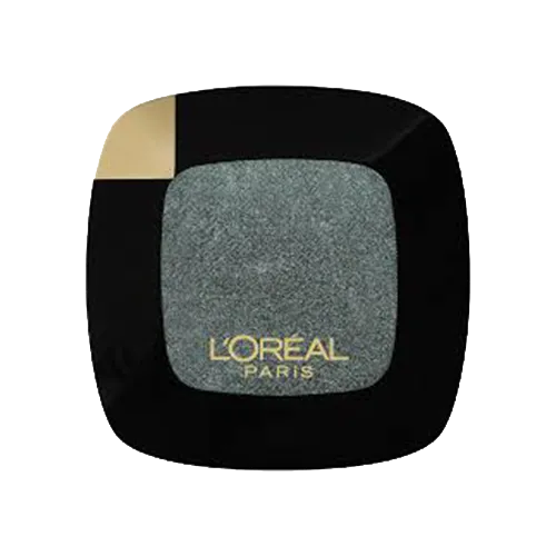 L'Oréal Paris eyeshadow in a square black and gold compact.